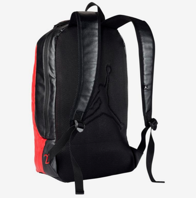 jordan 12 backpack red and white